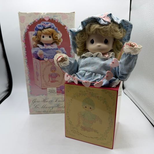 Precious Moments "You Have Touched So Many Hearts" Musical Jack-In-The-Box