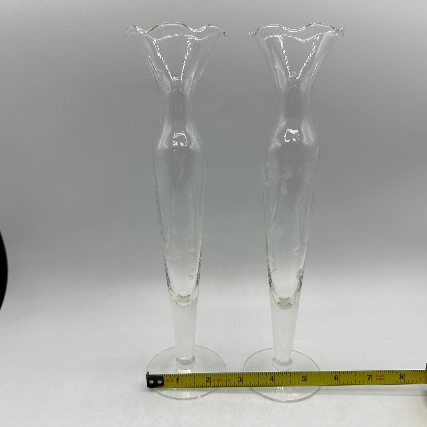 Princess House Heritage Bud Vases, Set of 2