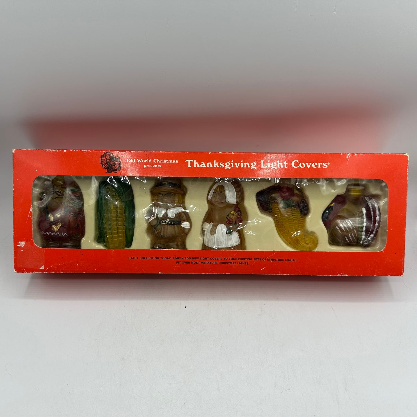 Old World Thanksgiving Light Covers, Set of 6