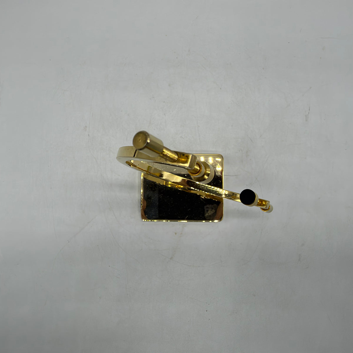 Gold Sphere Caliper Stand- Small 4.5" H