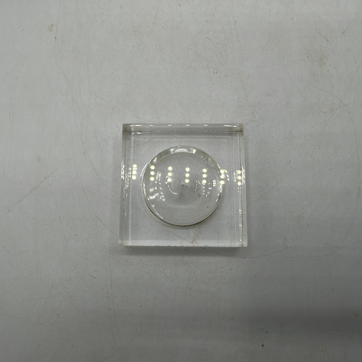 Acrylic Square Sphere Holder 1 1/5", Set of 4