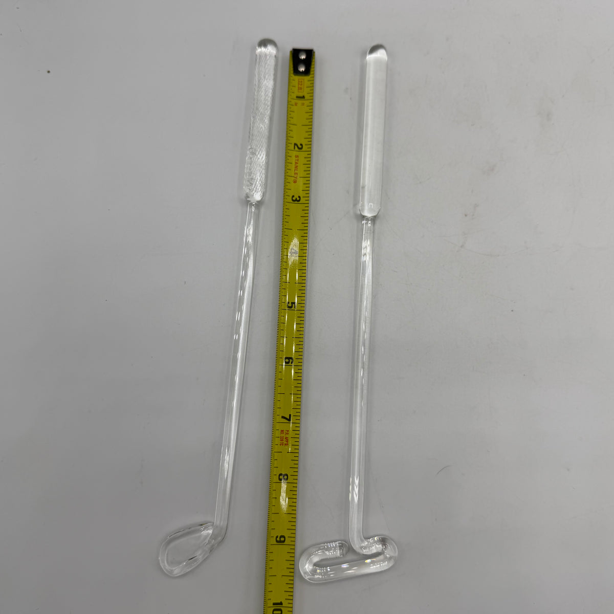Handblown Glass Golf Club and Putter, 9 1/2"