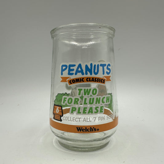 Peanuts Charlie Brown and Snoopy Jelly Jar