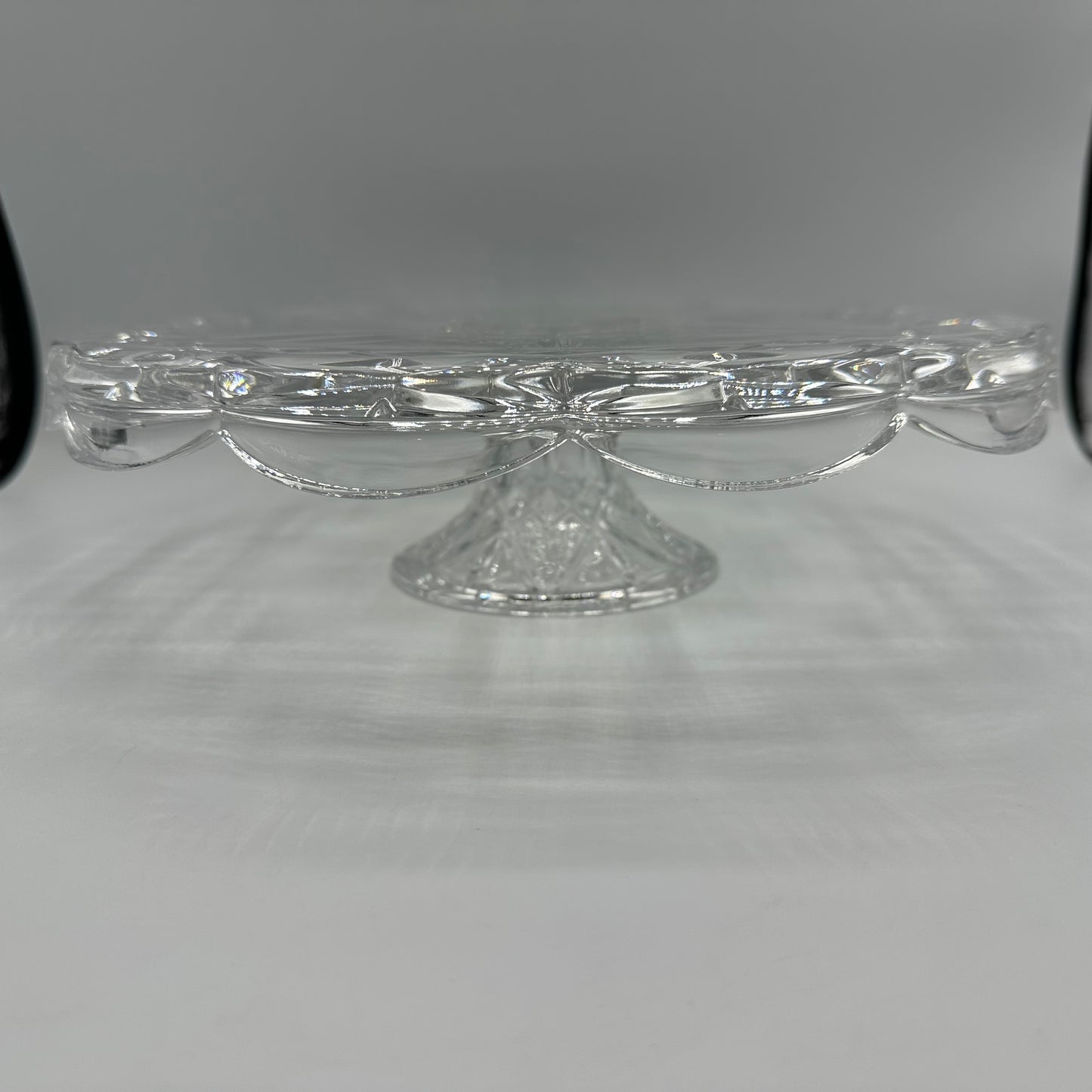 Pedestal Cake Plate, Lead Crystal