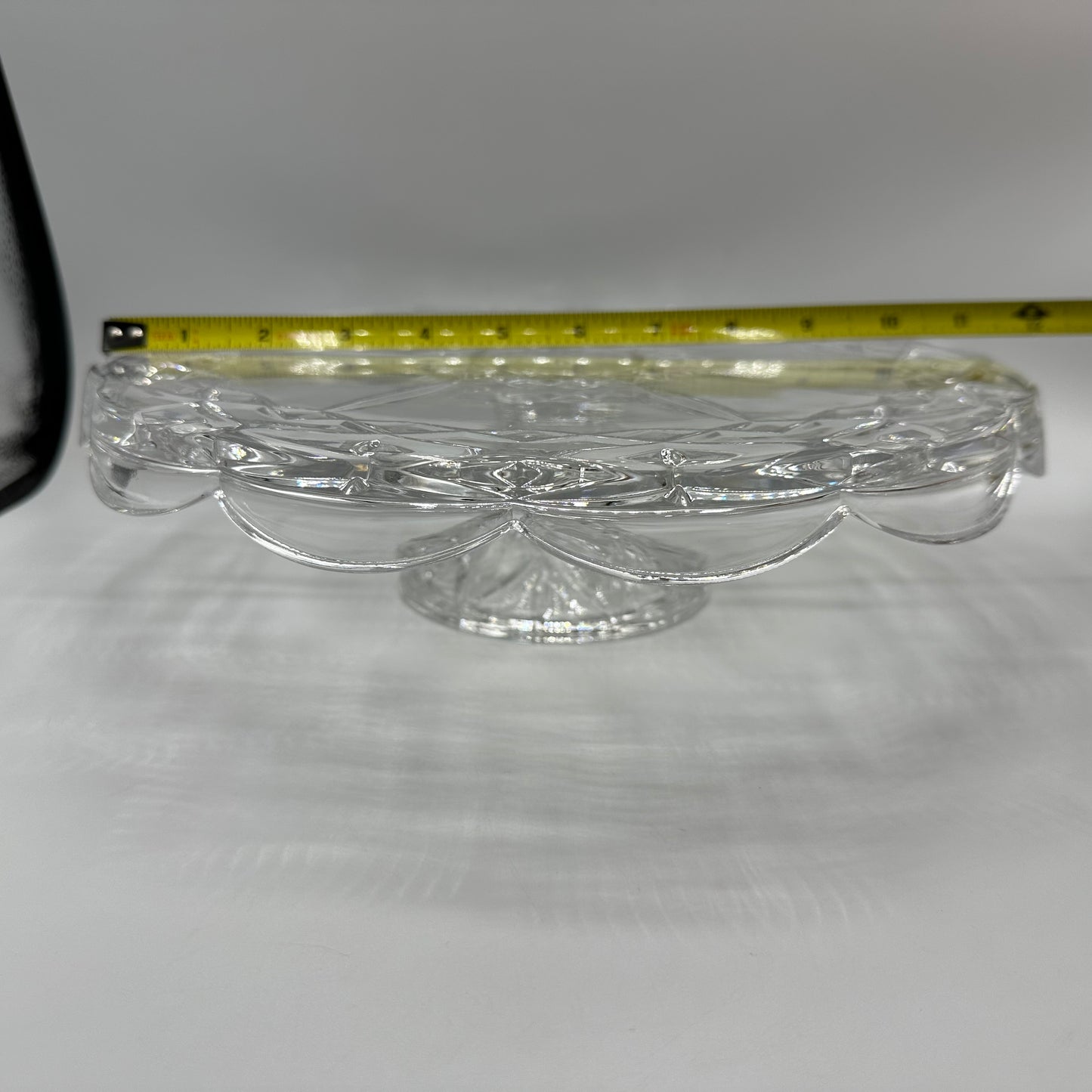 Pedestal Cake Plate, Lead Crystal
