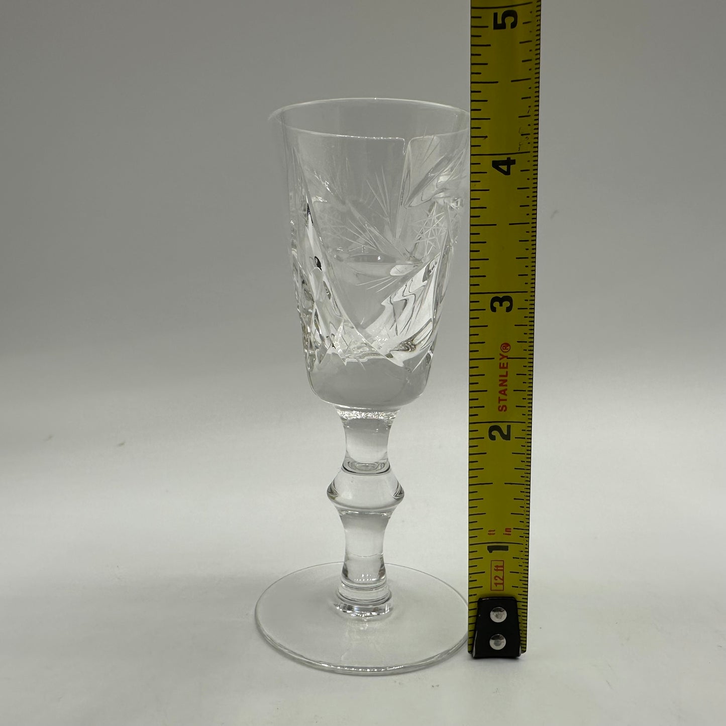 Ajka Csopak Crystal Coridal Glasses, Set of 4