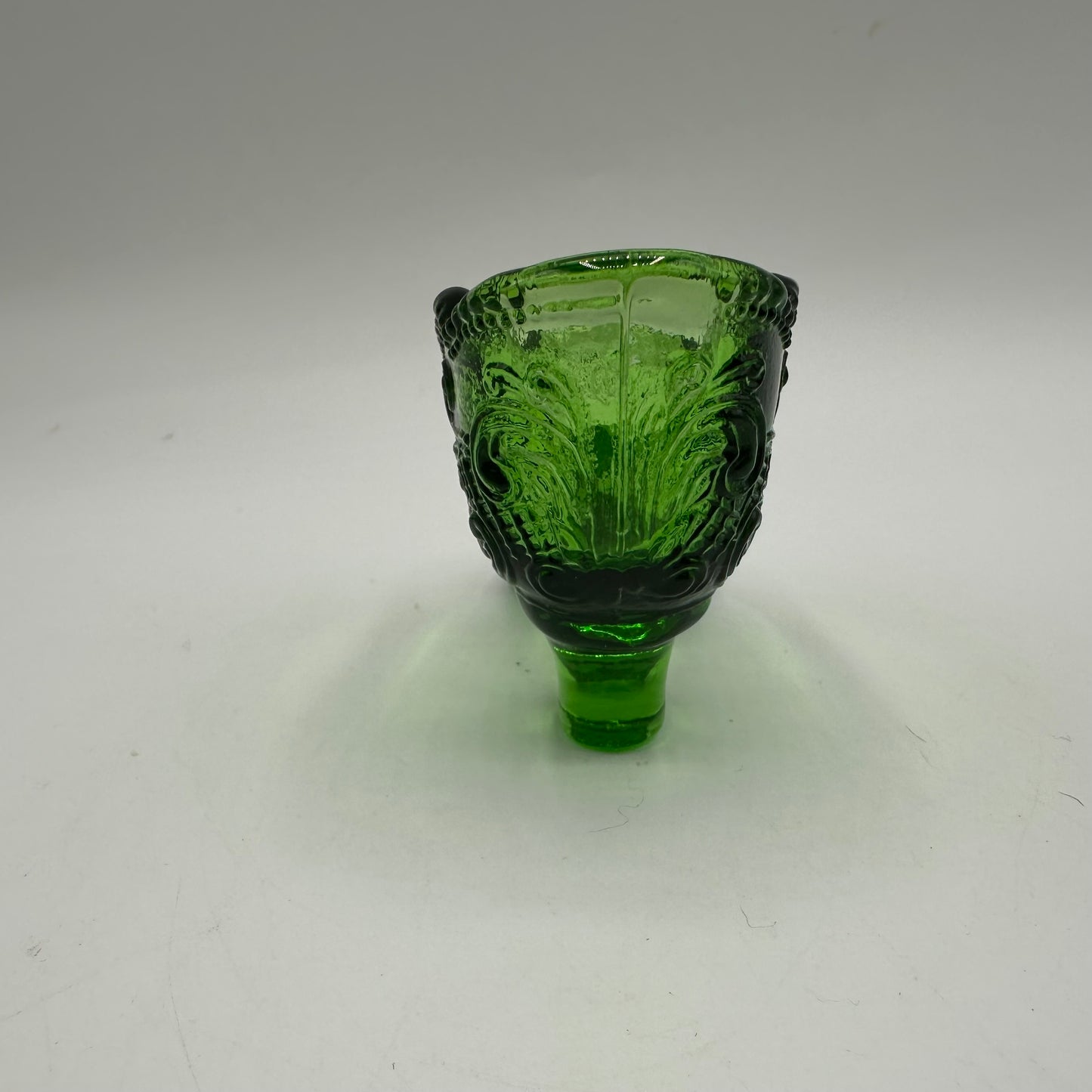 Mosser Glass Victorian Shoe, Green