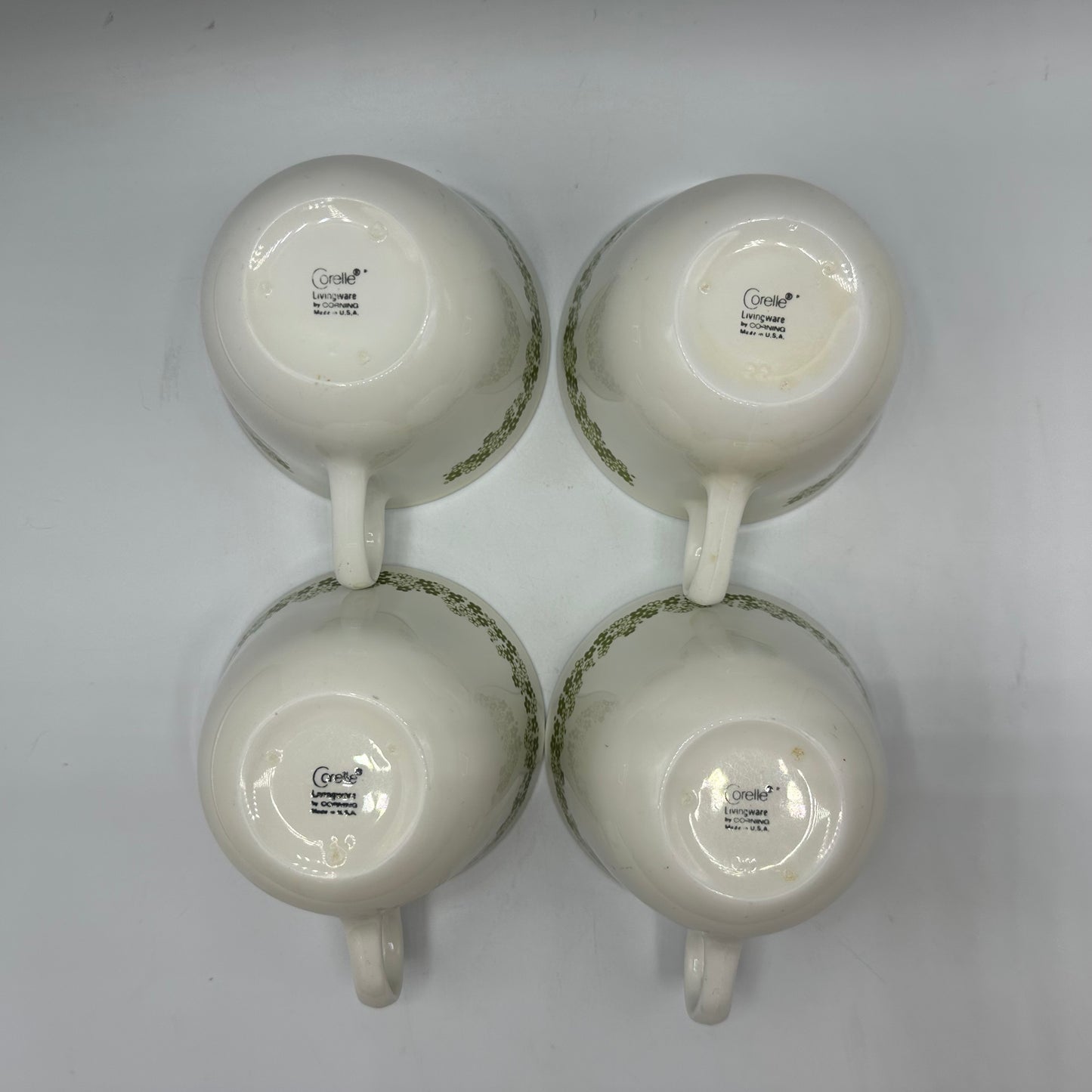 Corelle Livingware Crazy Daisy Cup & Saucer, set of 4