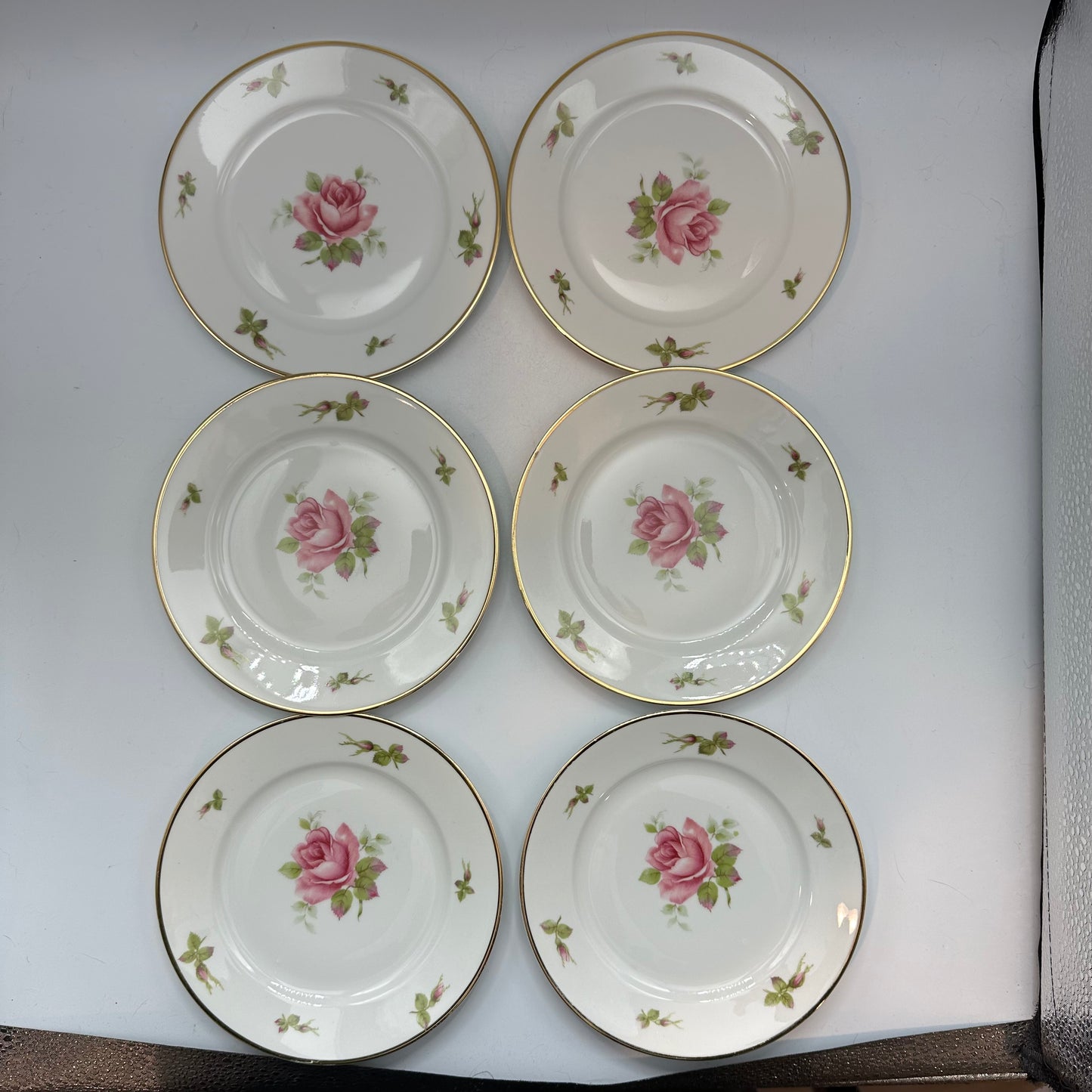 Rosenthal Selb-Plossberg Germany Aida Cream 6" Bread Plate, Set of 6