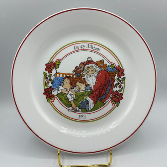 Corelle 1991 Christams Plate 10"