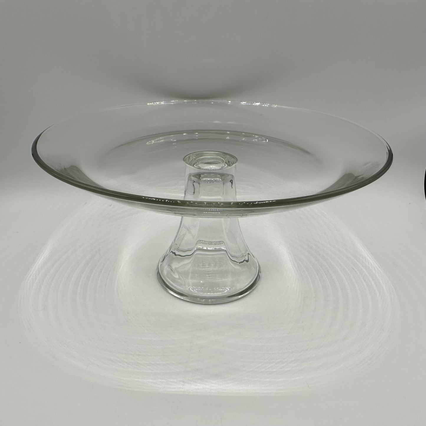 10" Clear Plain Cake Stand, Simple