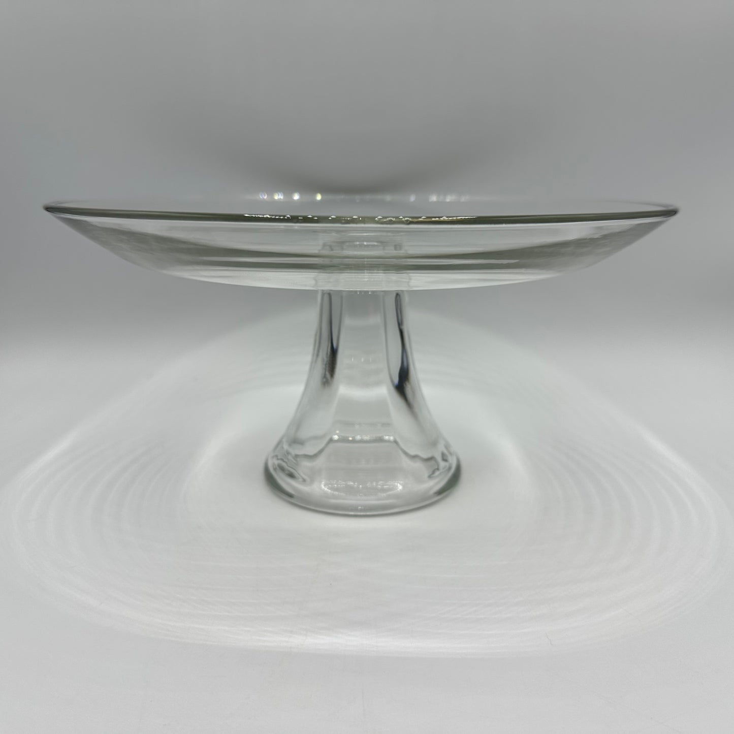 10" Clear Plain Cake Stand, Simple