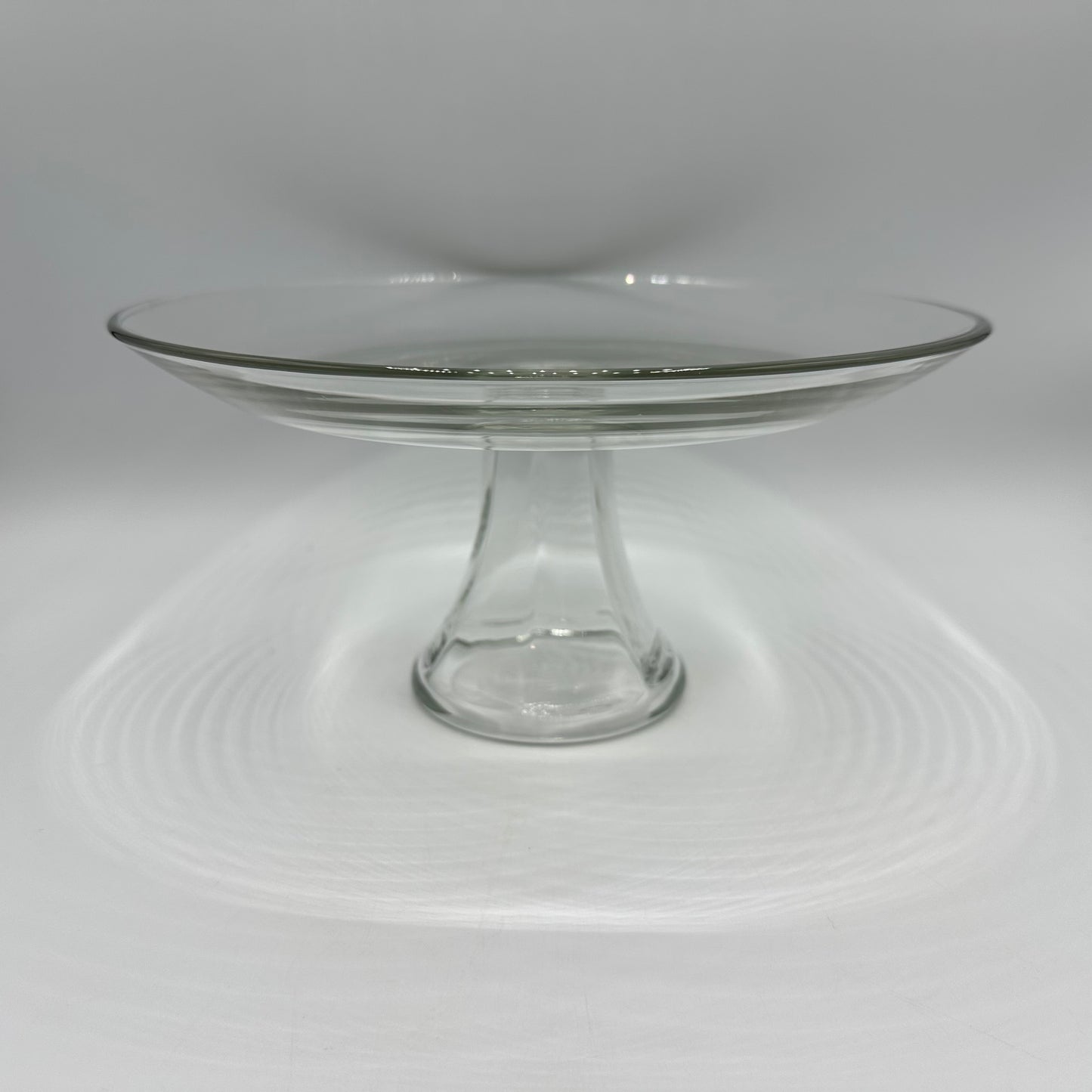 10" Clear Plain Cake Stand, Simple