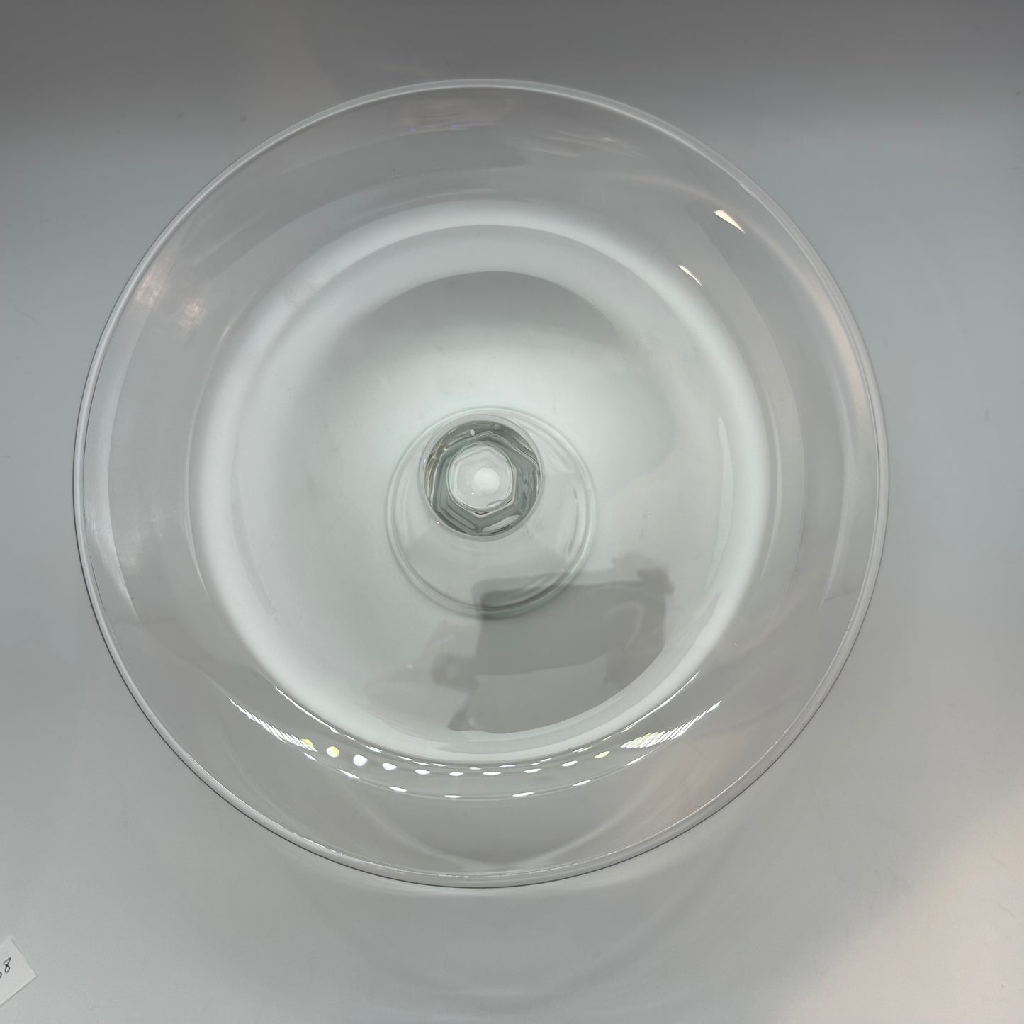 10" Clear Plain Cake Stand, Simple