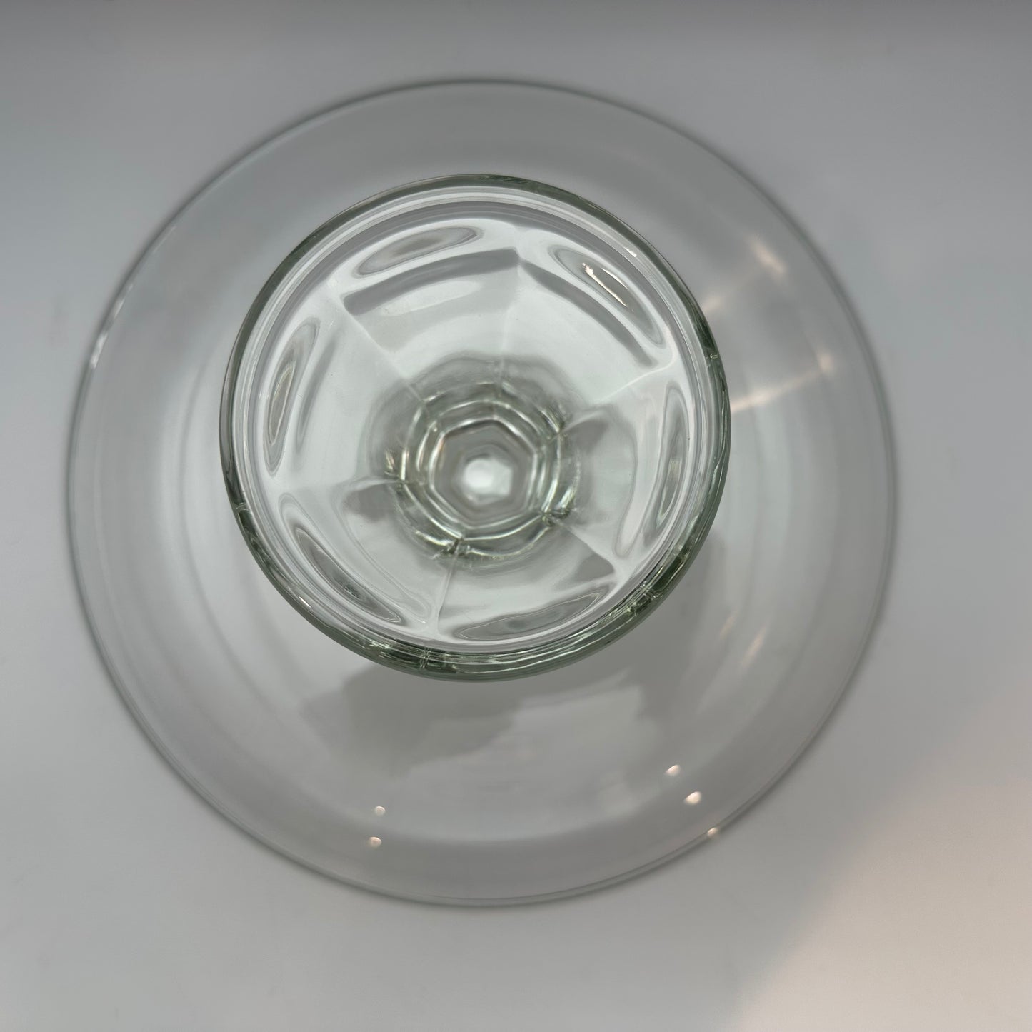 10" Clear Plain Cake Stand, Simple