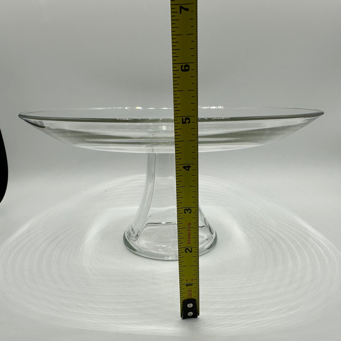 10" Clear Plain Cake Stand, Simple
