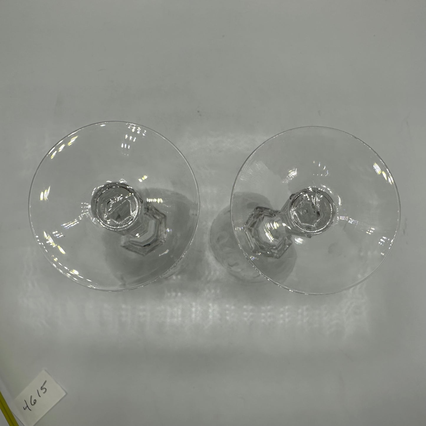 Tiffin-Franciscan Moss Rose Wine Glasses, Set of 2