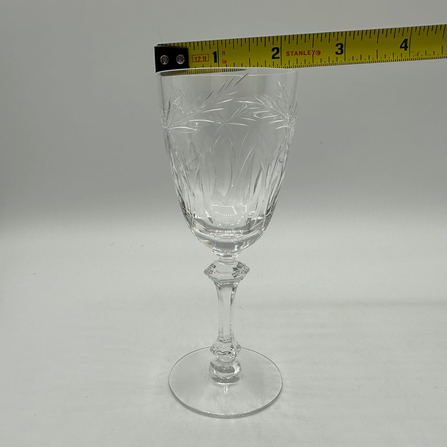 Tiffin-Franciscan Moss Rose Wine Glasses, Set of 2