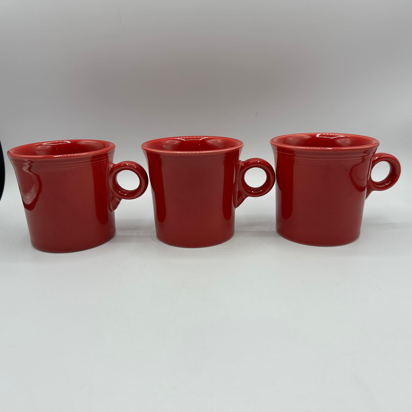 Fiestaware Scarlet Red Mugs, Set of 5