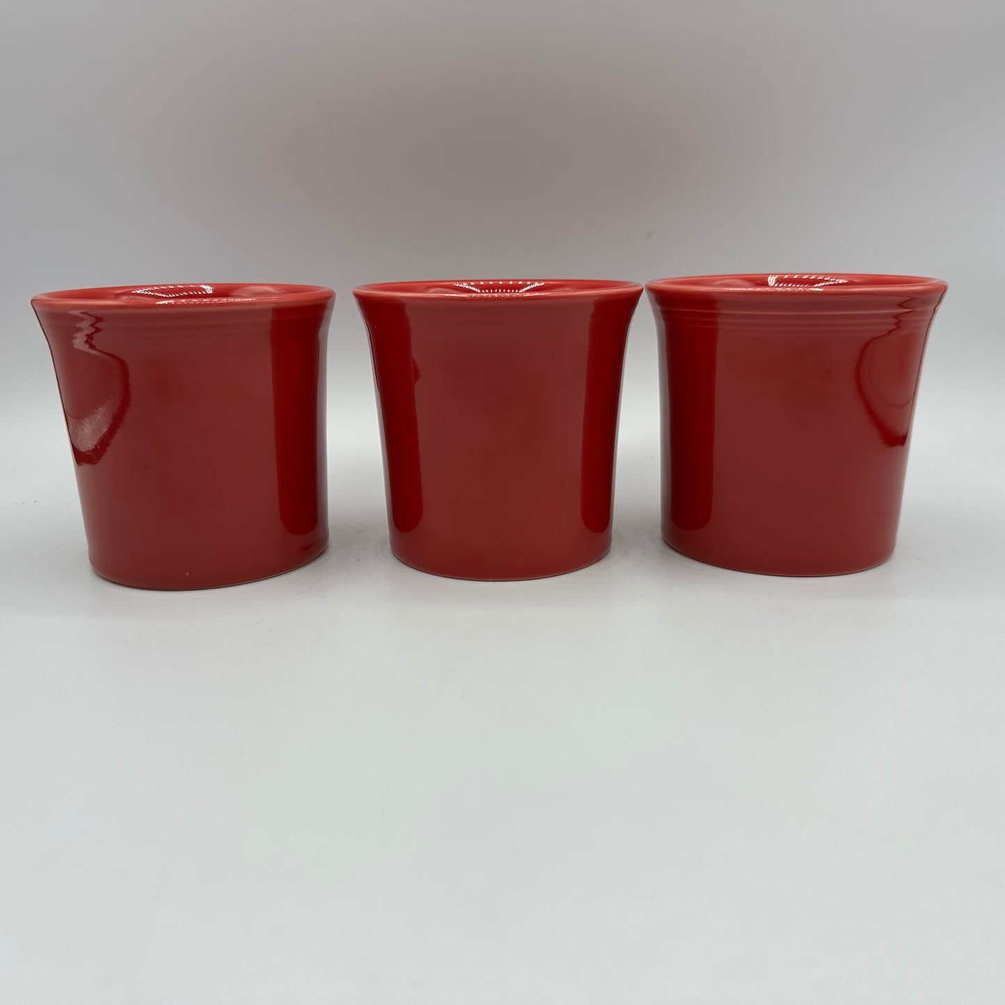 Fiestaware Scarlet Red Mugs, Set of 5