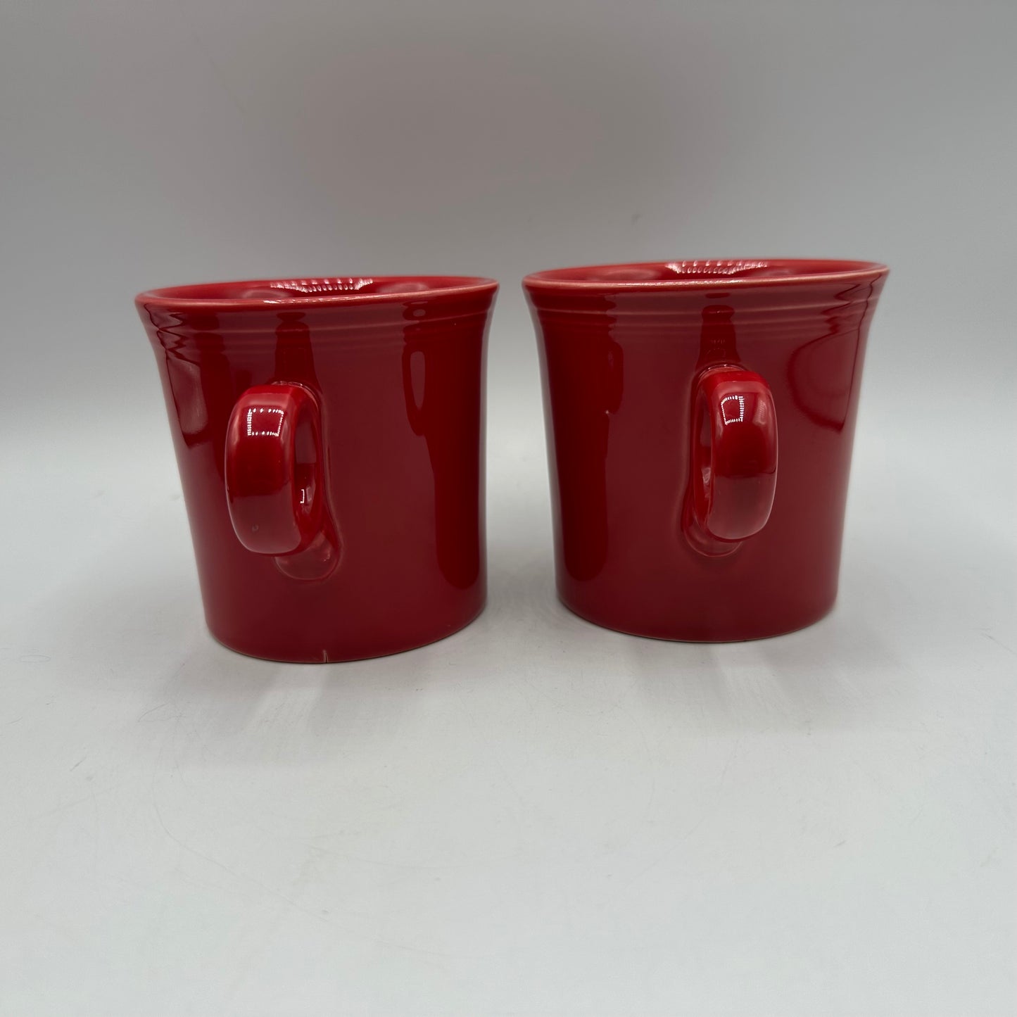 Fiestaware Scarlet Red Mugs, Set of 5