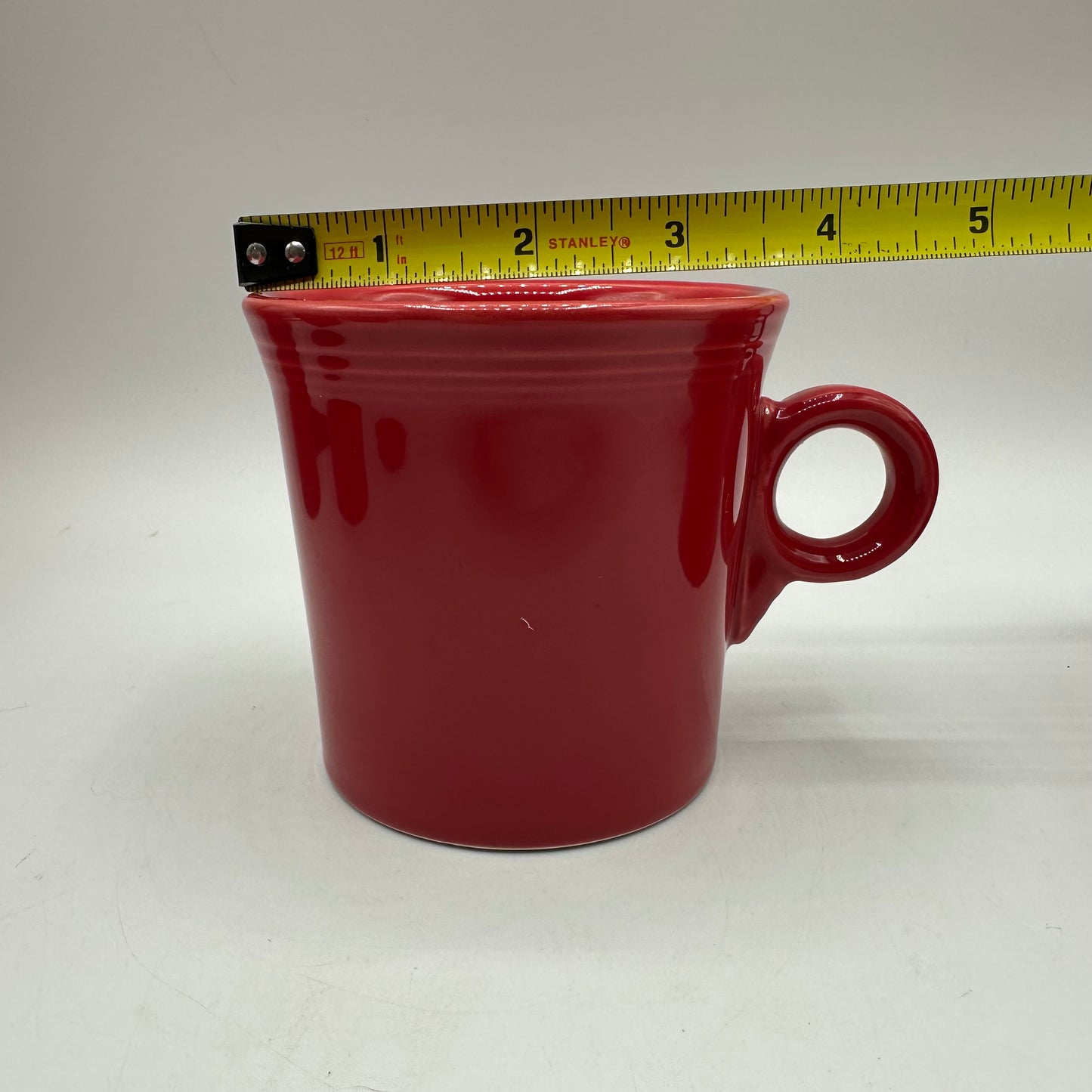 Fiestaware Scarlet Red Mugs, Set of 5