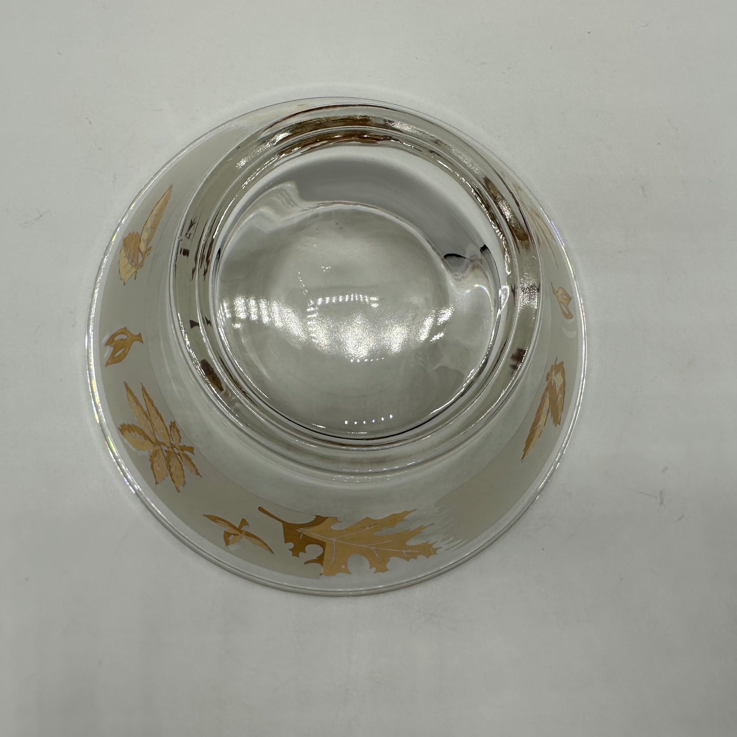 Libbey Golden Foilage Chip and Dip Set