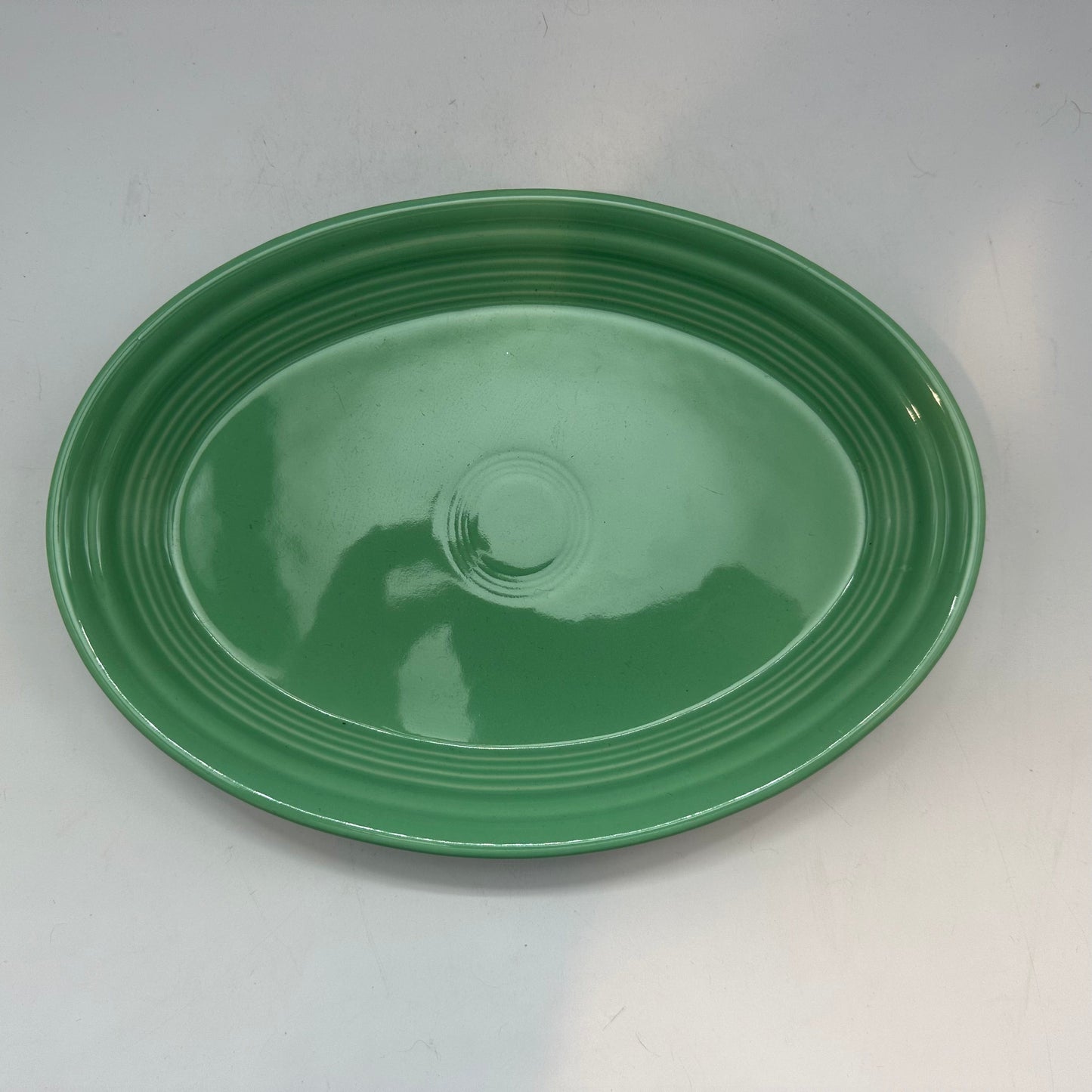 Fiestaware Sea Mist Green Oval Serving Platter, 10"