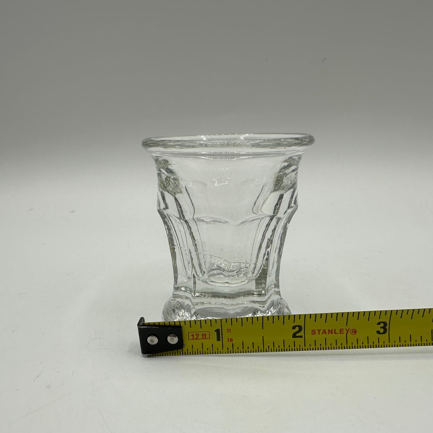 Clear Glass Toothpick Holder