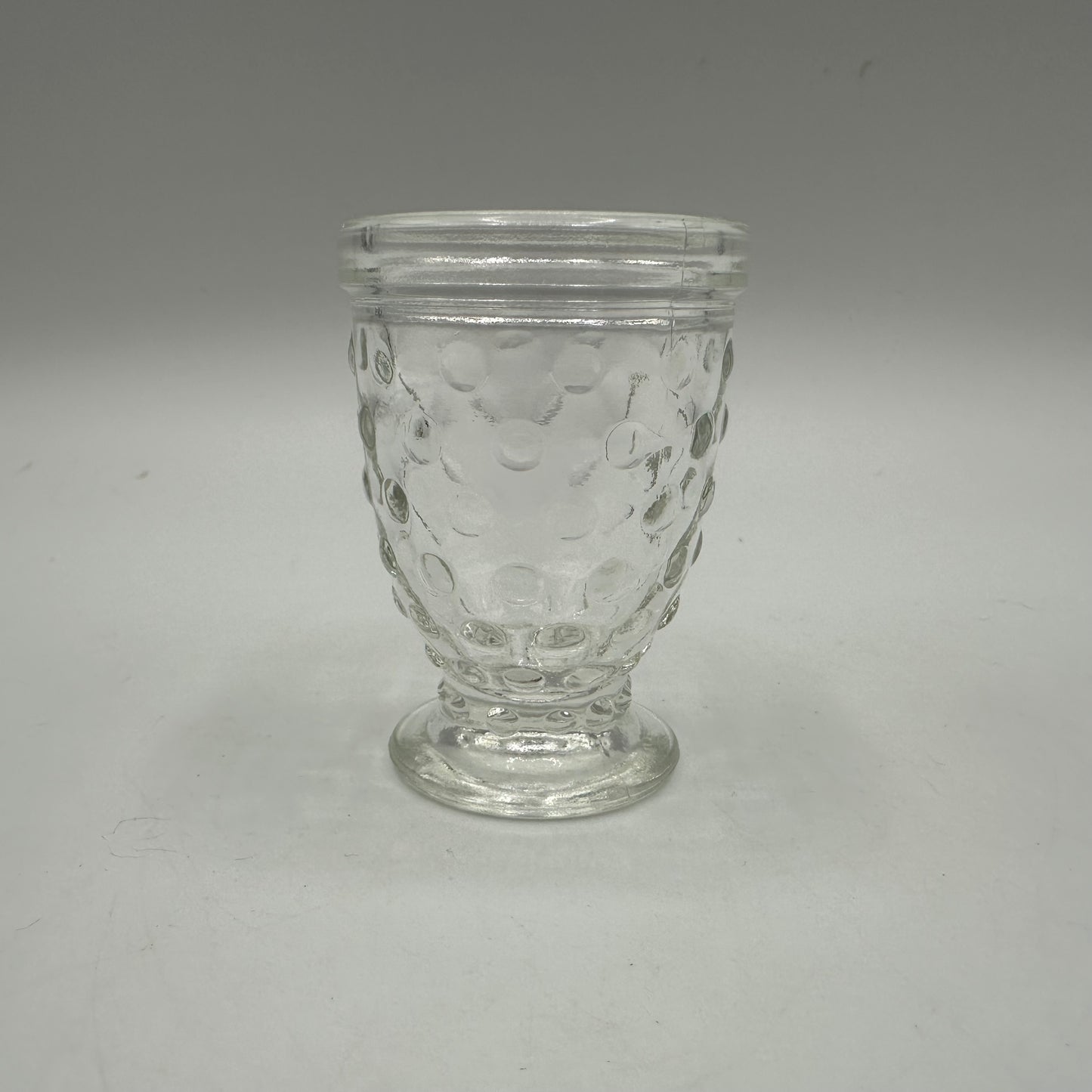 Hocking Hobnail Whiskey Shot Glass, Depression Glass