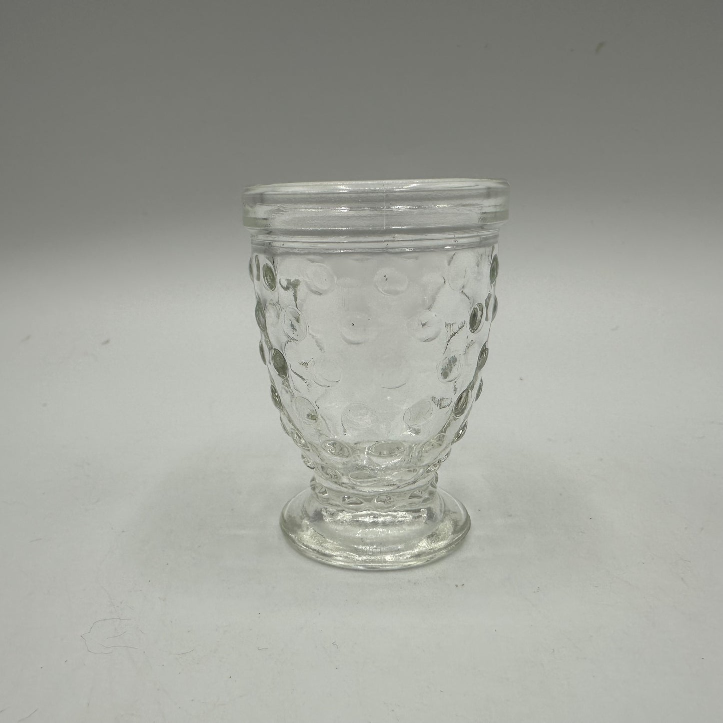 Hocking Hobnail Whiskey Shot Glass, Depression Glass
