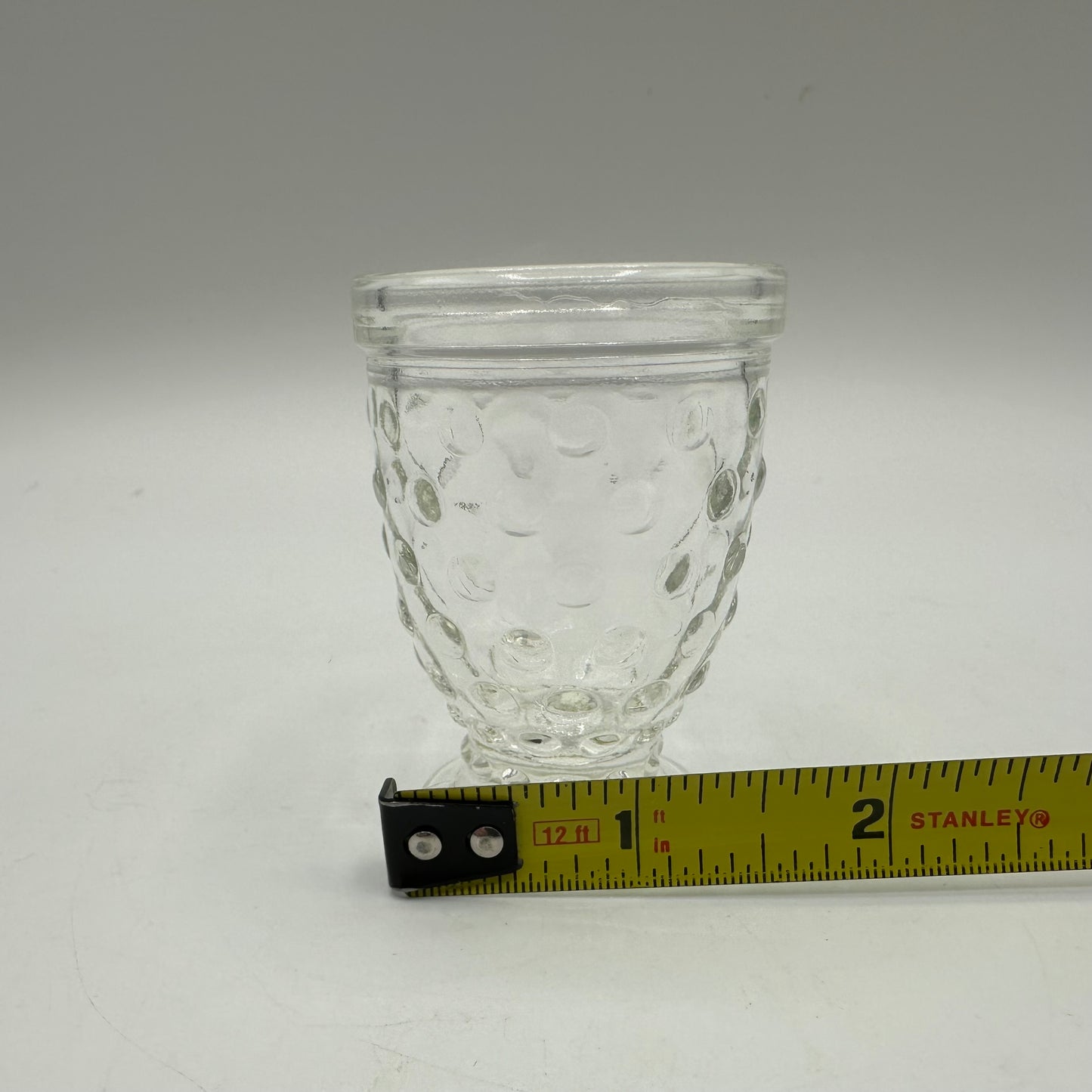 Hocking Hobnail Whiskey Shot Glass, Depression Glass