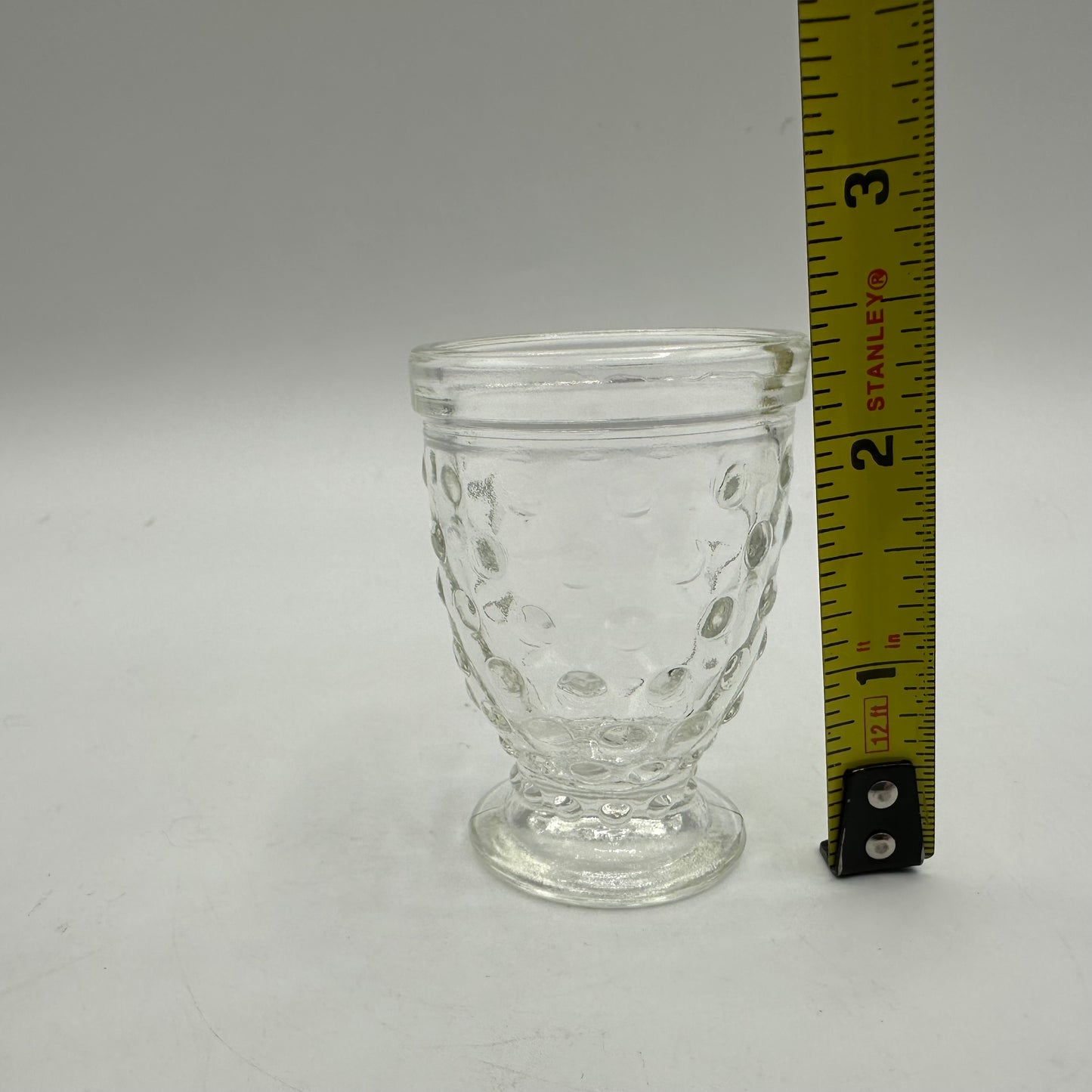 Hocking Hobnail Whiskey Shot Glass, Depression Glass