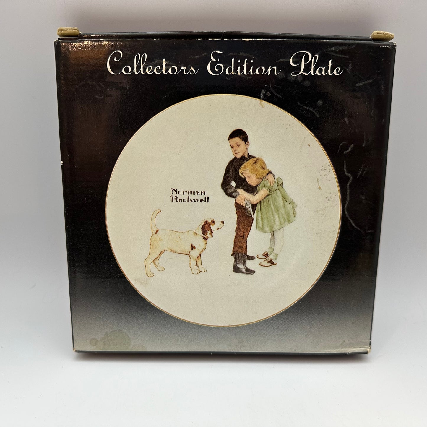 Norman Rockwell Collectors Limited Series Big Brother Plate With Box