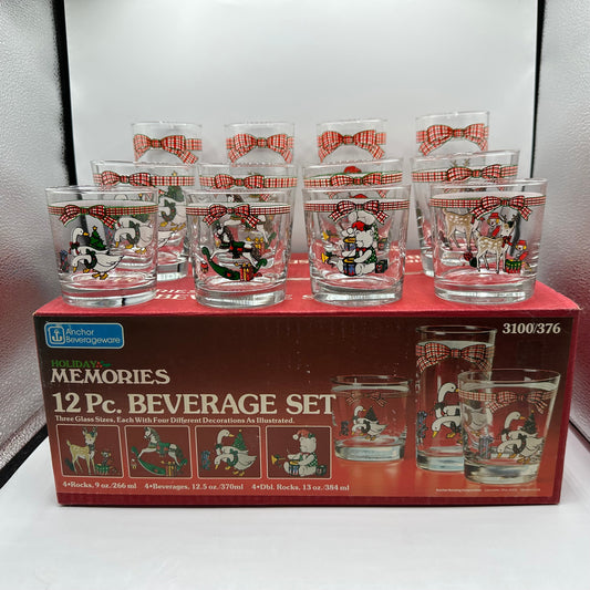 Anchor Holiday Memories 12 Piece Beverage Set