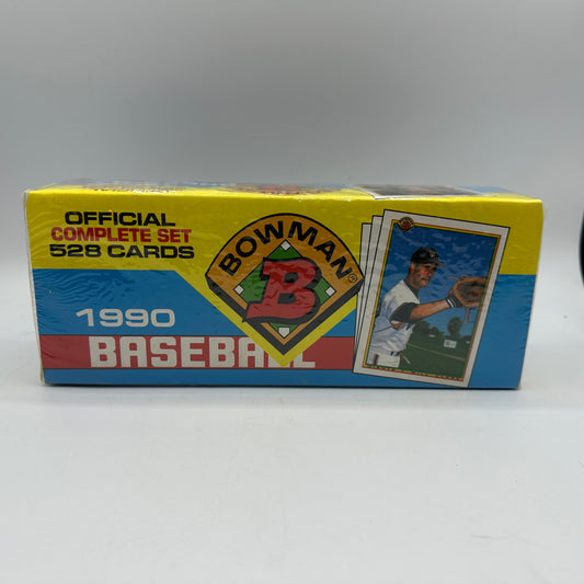 Bowman 1990 Baseball Official Complete Set 528 Cards Never Opened