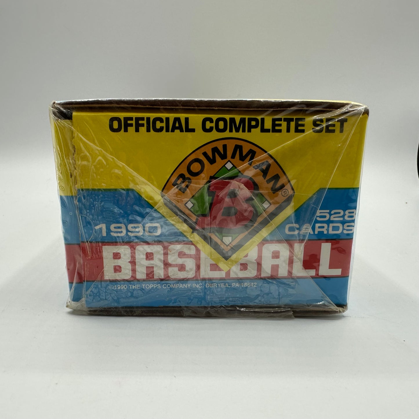 Bowman 1990 Baseball Official Complete Set 528 Cards Never Opened