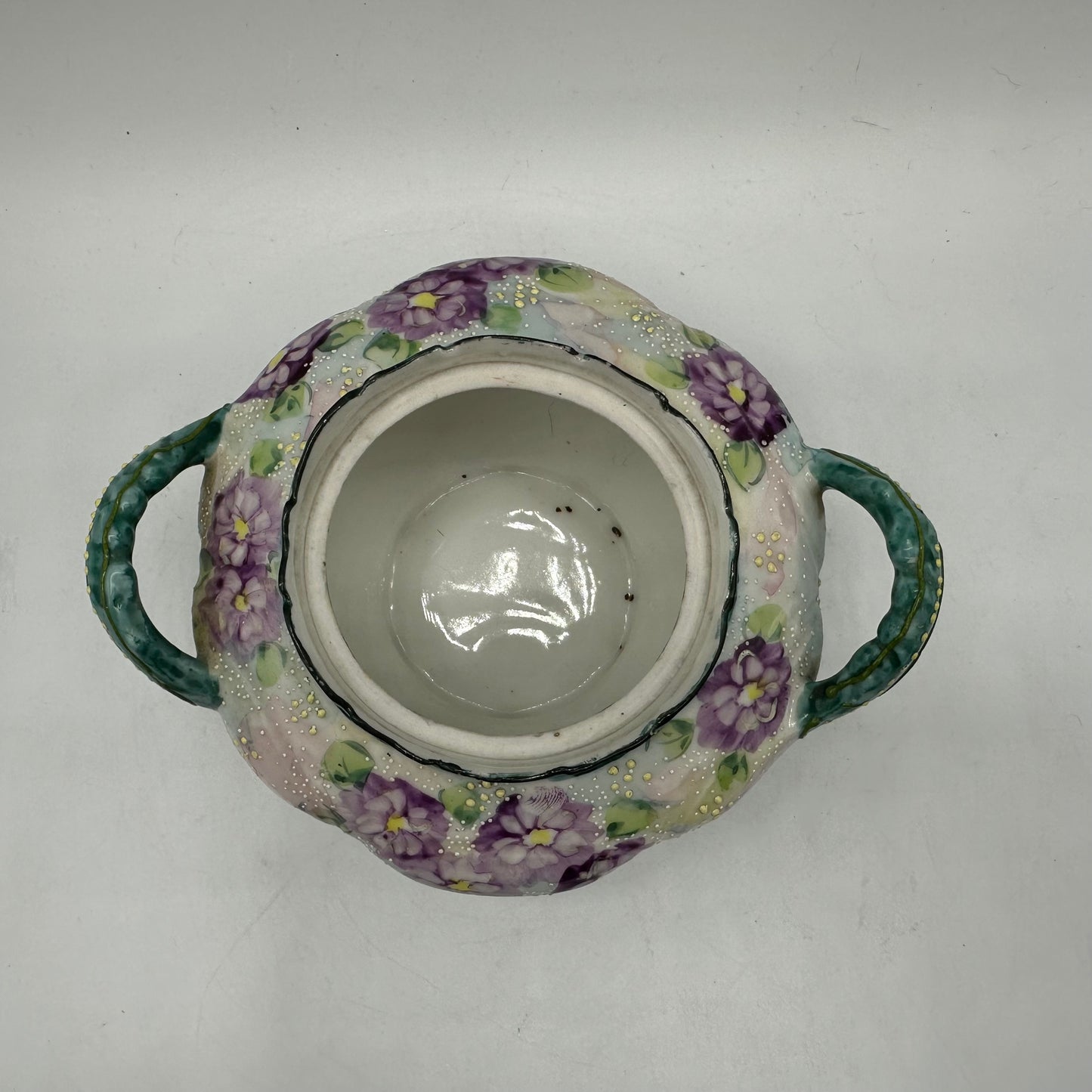 Hand Painted Sugar Bowl and Creamer, Japan