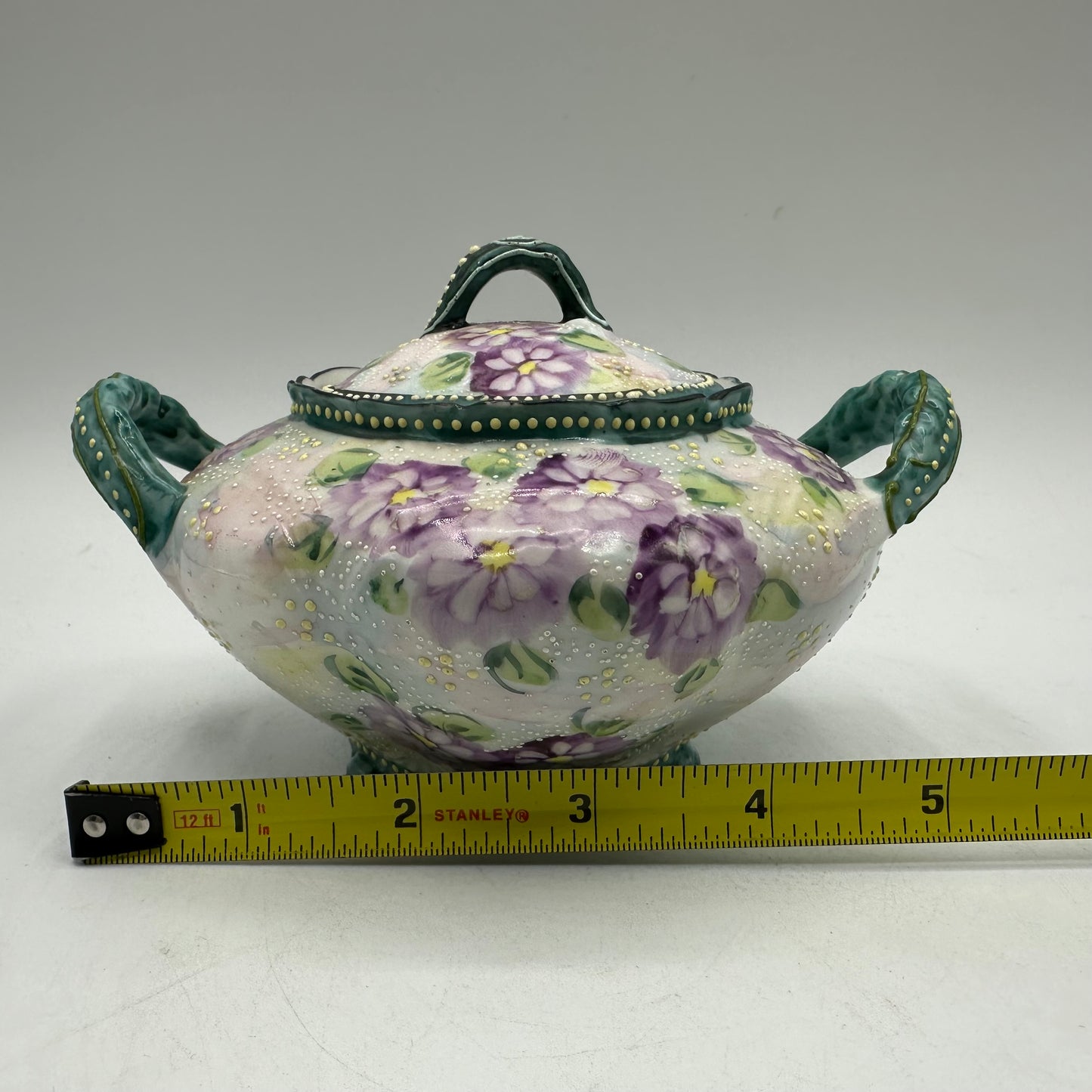 Hand Painted Sugar Bowl and Creamer, Japan