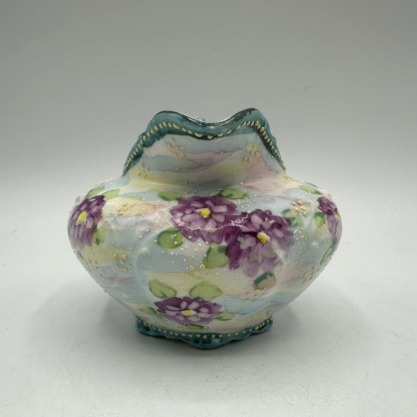 Hand Painted Sugar Bowl and Creamer, Japan