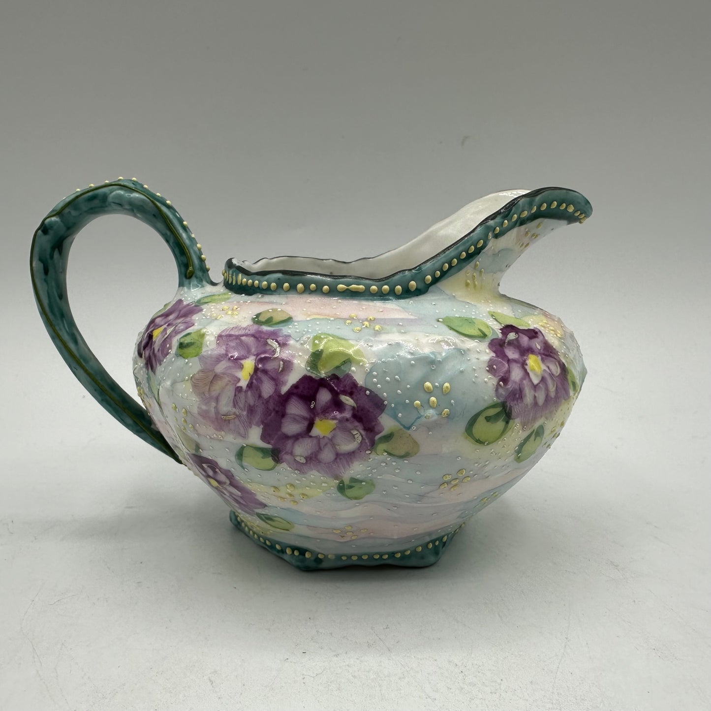 Hand Painted Sugar Bowl and Creamer, Japan