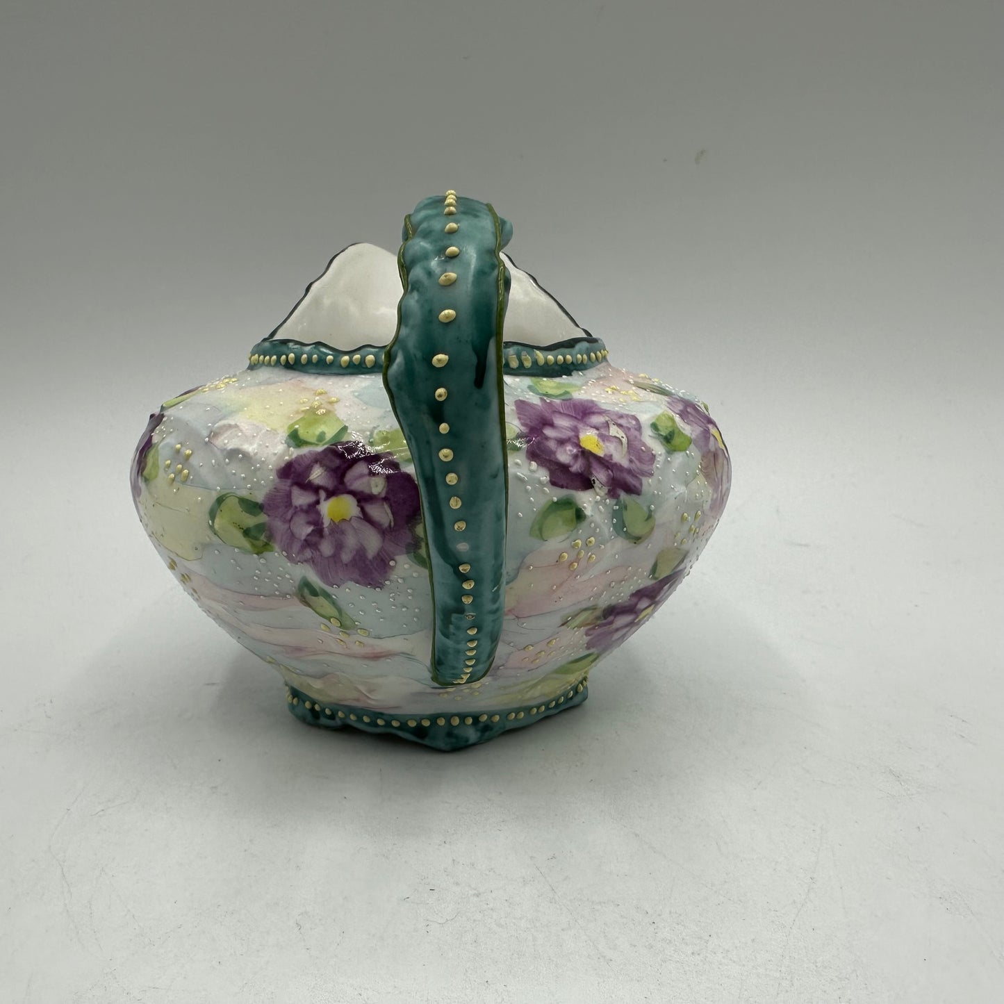 Hand Painted Sugar Bowl and Creamer, Japan