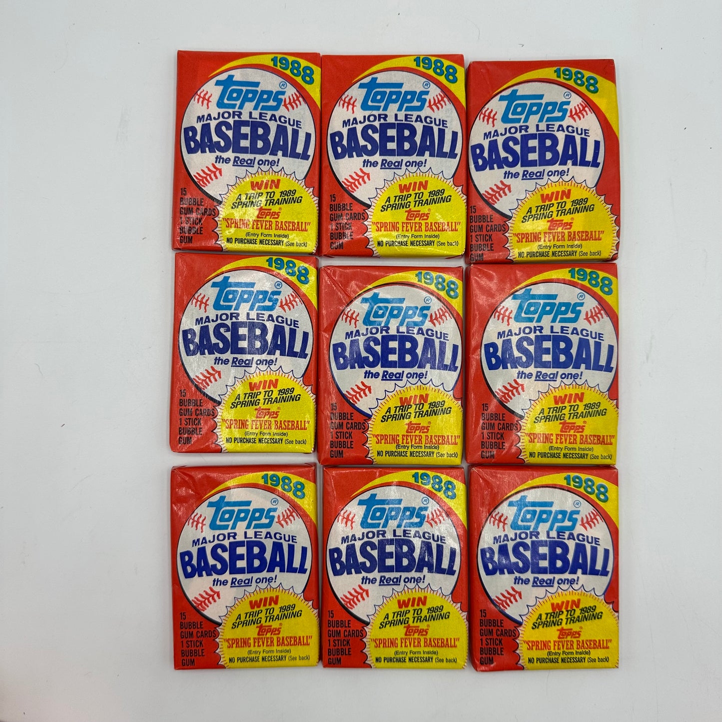 1988 Topps Baseball 24 Sealed Card Packs