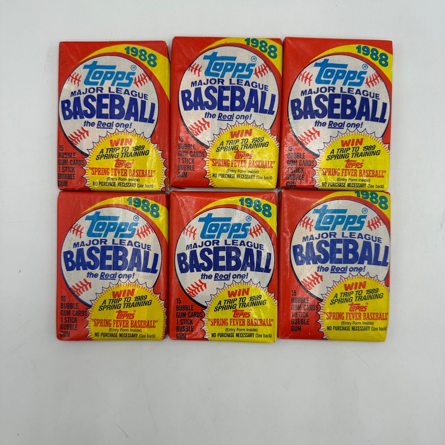 1988 Topps Baseball 24 Sealed Card Packs