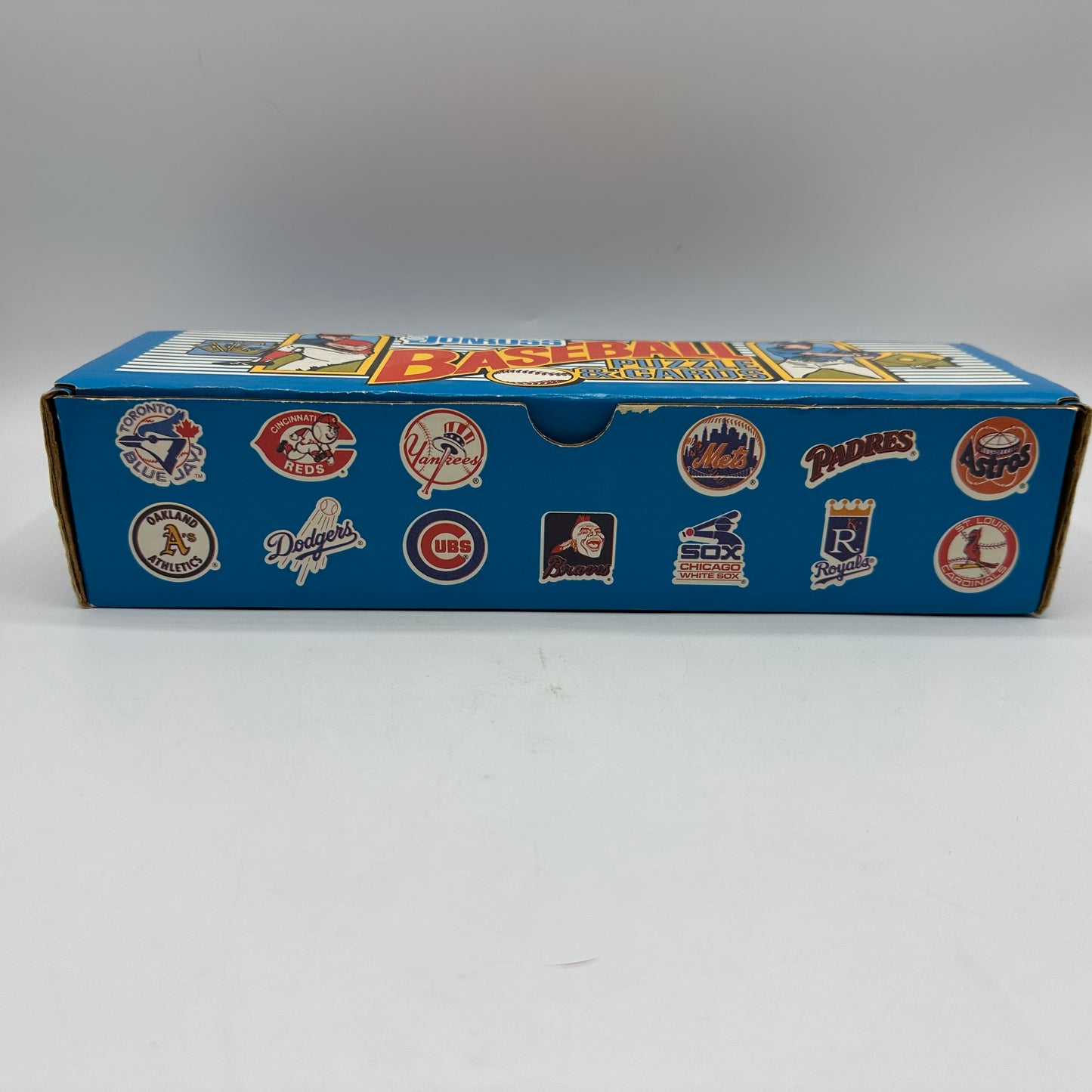 1989 Donruss Baseball 12 Sealed Card Packs and 41 Loose Puzzle Cards Open Box