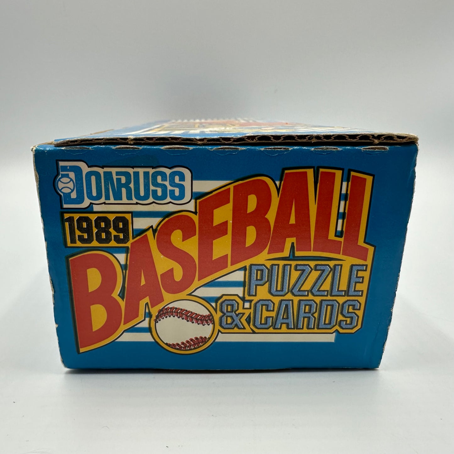 1989 Donruss Baseball 12 Sealed Card Packs and 41 Loose Puzzle Cards Open Box