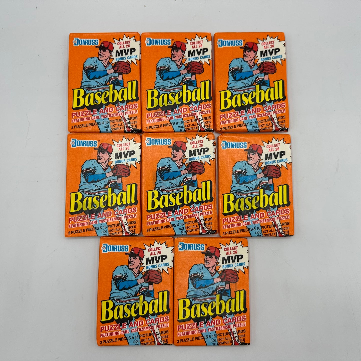 1990 Donruss Baseball 33 Sealed Puzzle and Card Packs