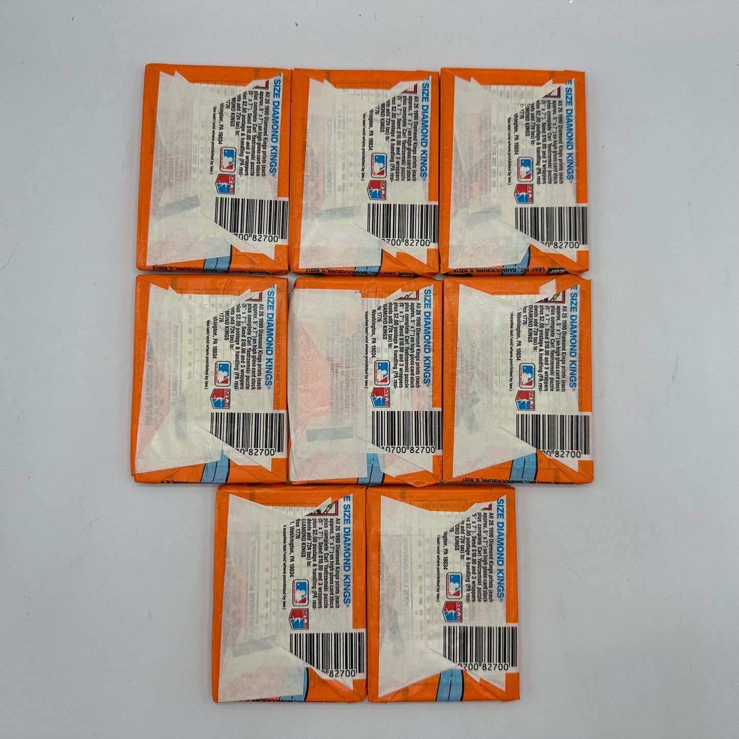 1990 Donruss Baseball 33 Sealed Puzzle and Card Packs