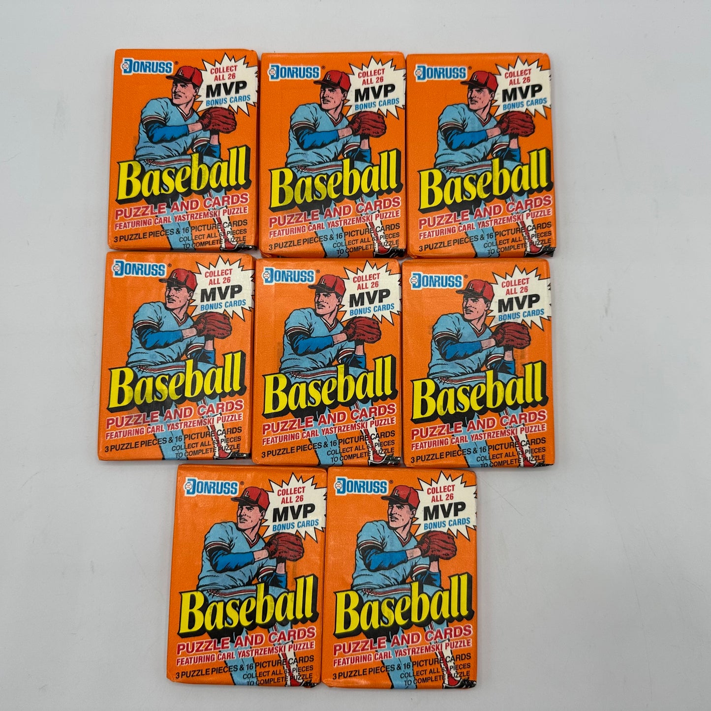 1990 Donruss Baseball 33 Sealed Puzzle and Card Packs