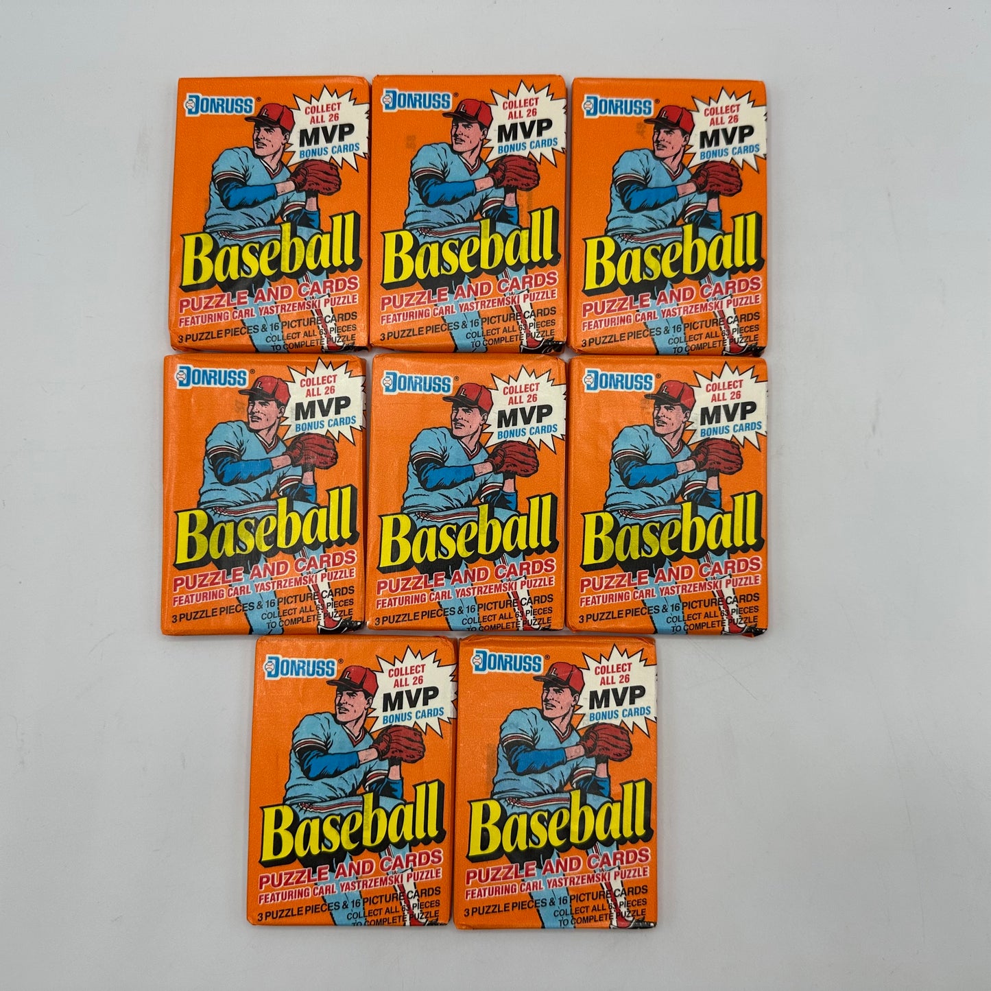 1990 Donruss Baseball 33 Sealed Puzzle and Card Packs